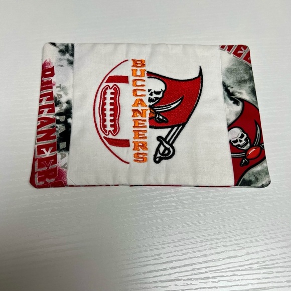 Hand Crafted Mug Rug Coaster Embroidered Cotton Fabric Padded Absorbs Liquid - Picture 6 of 10